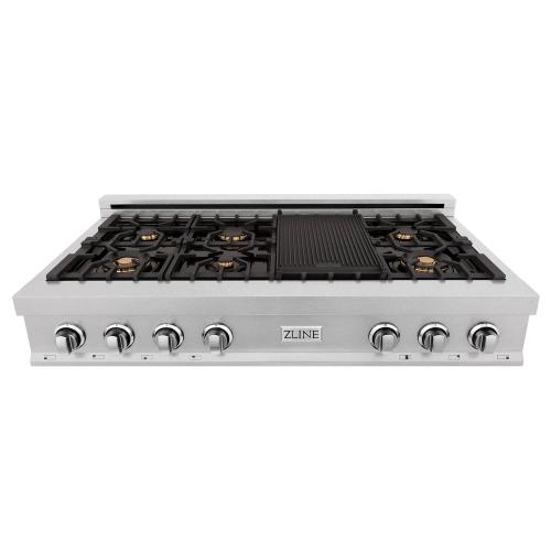 ZLINE - Autograph Edition 36" Porcelain Rangetop - 6 Gas Burners  (RTSZ-36-G)