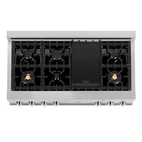 ZLINE - Autograph Edition 36" Porcelain Rangetop - 6 Gas Burners  (RTSZ-36-G)