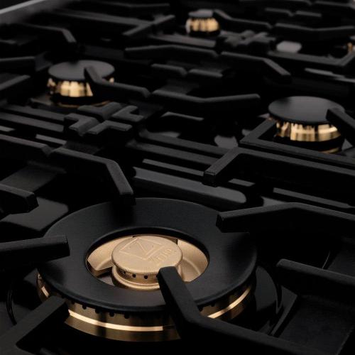 ZLINE - Autograph Edition 36" Porcelain Rangetop - 6 Gas Burners  (RTSZ-36-G)