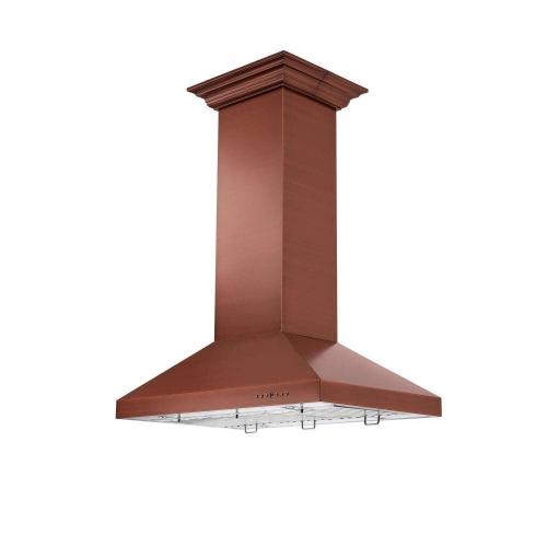 ZLINE 36&quot; Designer Copper Island Range Hood (8KL3IC-36)