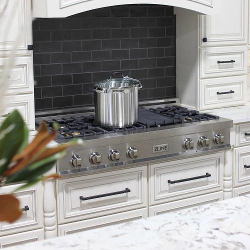 ZLINE - Autograph Edition 36" Porcelain Rangetop - 6 Gas Burners  (RTSZ-36-G)